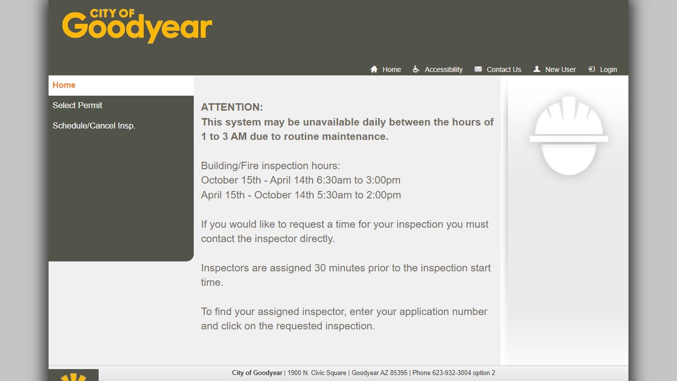 Click2Gov Building Permit - Goodyear, AZ